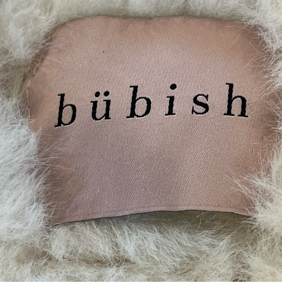 Anthropologie BHLDN Bubish Rome Faux Fur Wrap Scarf Cream Bridal Wedding Gala - Picture 10 of 10